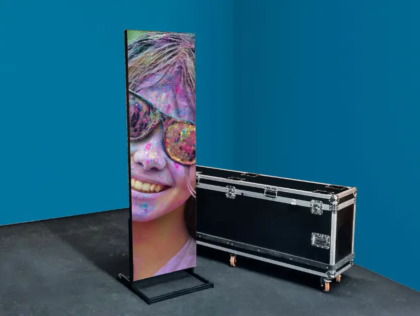 Roll-Up Video LED ecran portable Proxiled